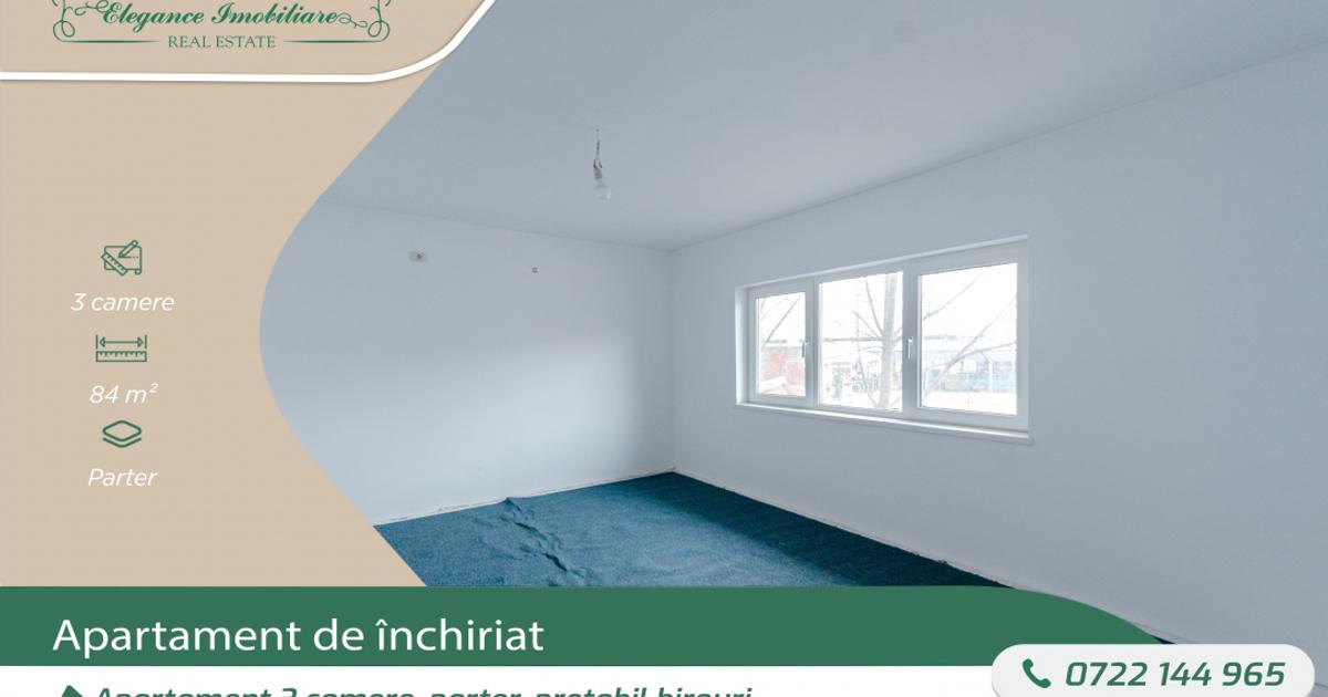 Apartament decomandat cu 3 camere în zona Miorița, Arad