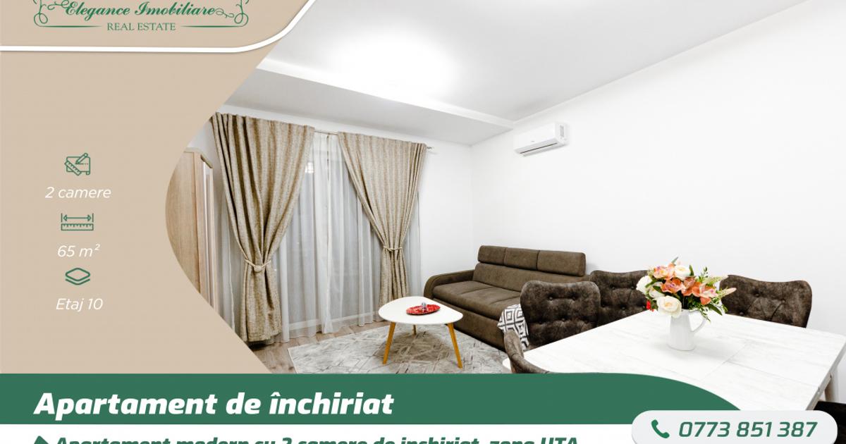 Apartament decomandat cu 2 camere în zona UTA, Arad