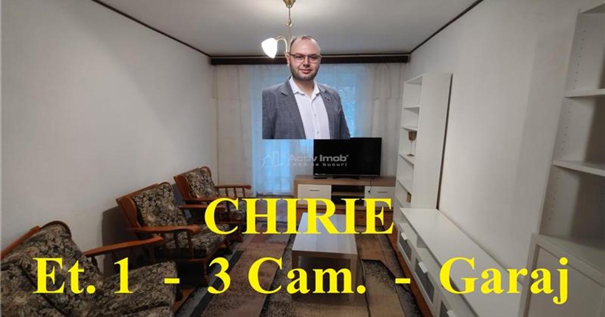 Apartament decomandat cu 3 camere în zona Vest, Oravița