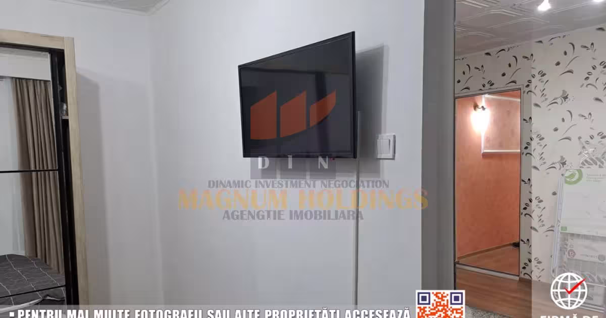 Apartament semidecomandat cu 2 camere în zona Banat, Pitești