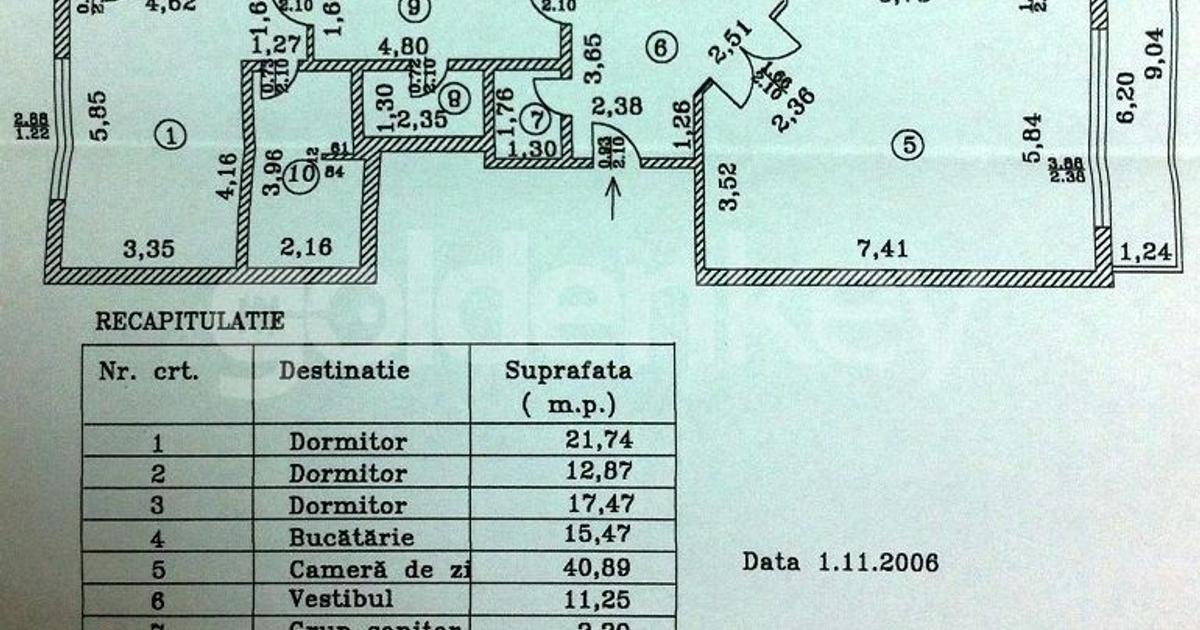 Apartament decomandat cu 4 camere în zona Herăstrău, Sector 1