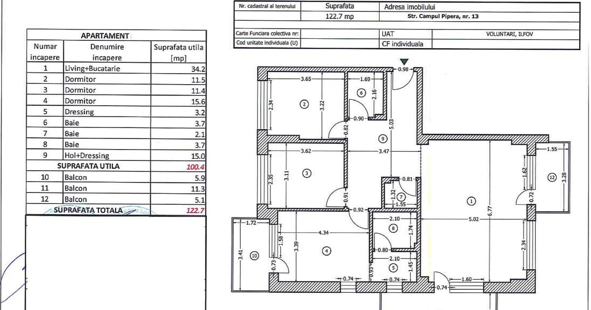 Apartament decomandat cu 3 camere în zona Iancu Nicolae, Sector 1