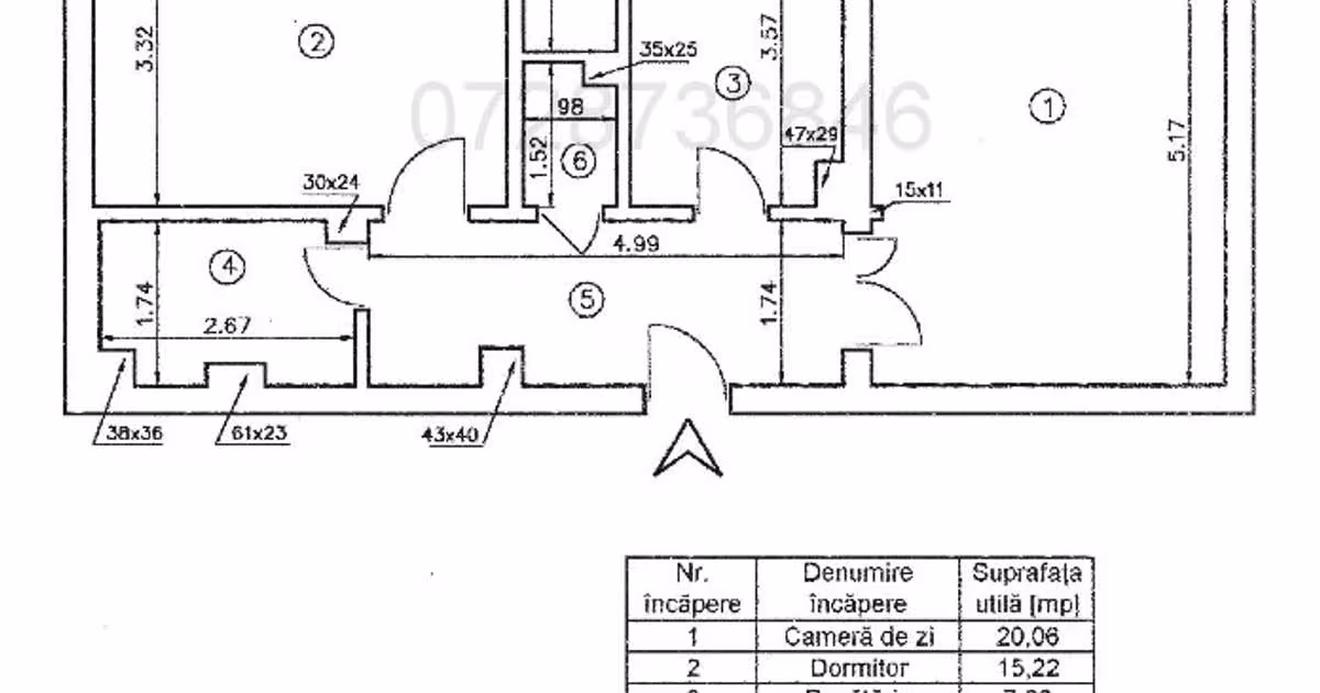 Apartament decomandat cu 2 camere în zona Unirii, Sector 3