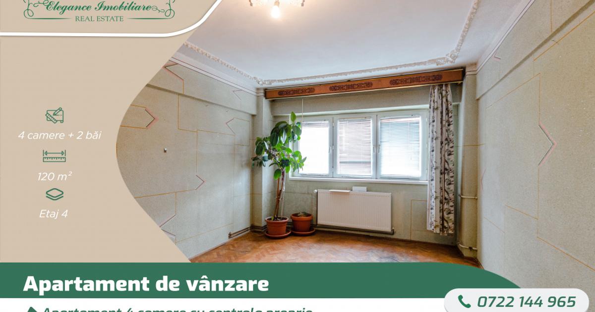 Apartament decomandat cu 4 camere în zona Aurel Vlaicu, Arad