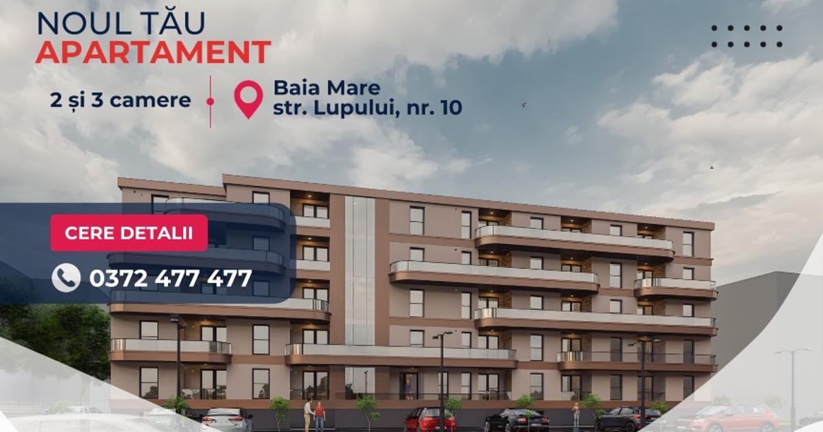 Apartament decomandat cu 2 camere în zona Hotvon, Baia Mare