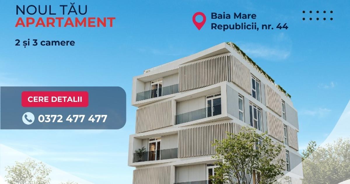 Apartament decomandat cu 2 camere în zona Republicii, Baia Mare