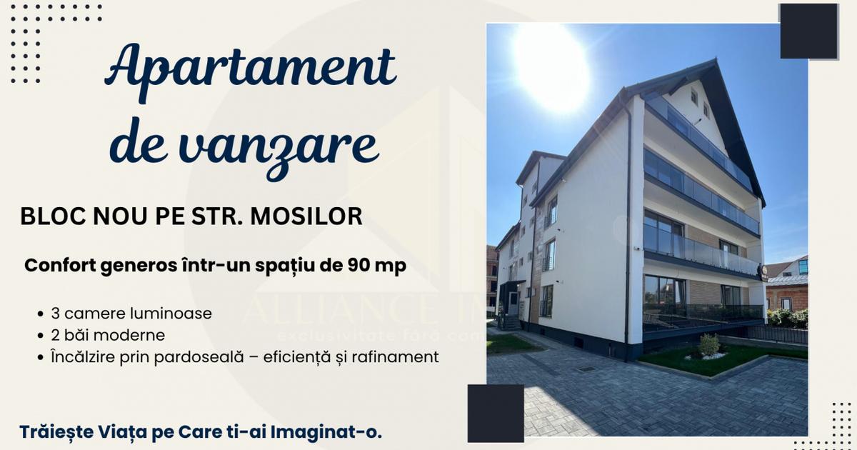 Apartament decomandat cu 3 camere în zona Sud-Vest, Bistrița