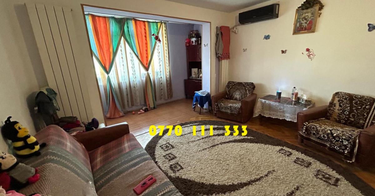 Apartament semidecomandat cu 3 camere în zona Hipodrom, Brăila