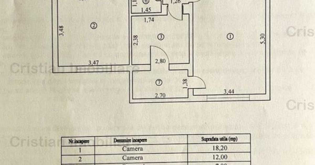 Apartament decomandat cu 2 camere în zona Independenței, Brăila
