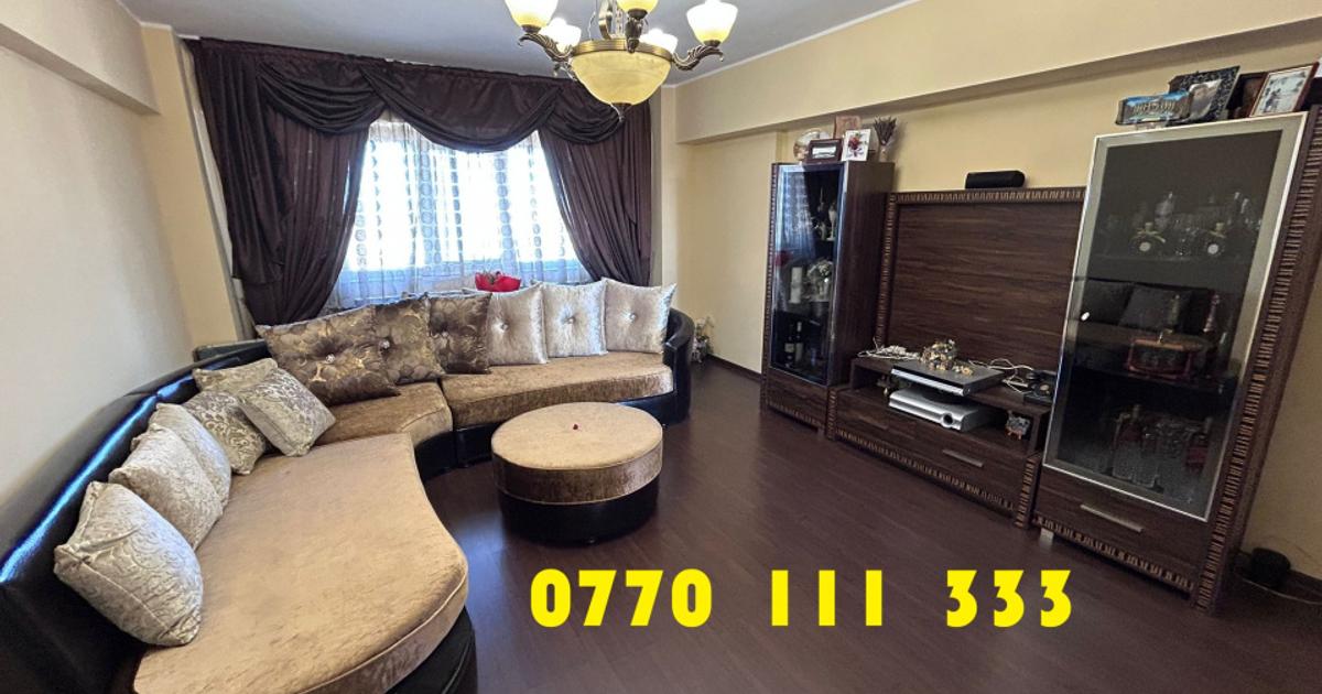 Apartament decomandat cu 3 camere în zona Republicii, Brăila