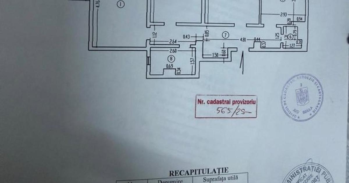 Apartament decomandat cu 3 camere în zona Ultracentral, Brăila