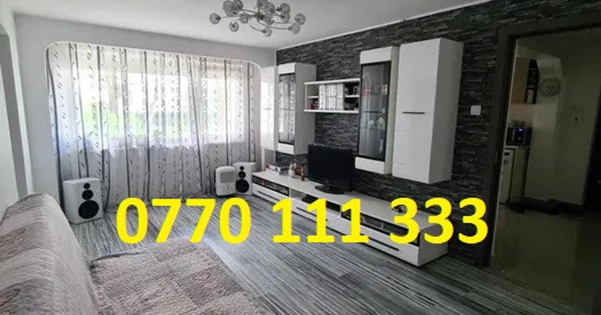 Apartament semidecomandat cu 3 camere în zona Viziru 1, Brăila