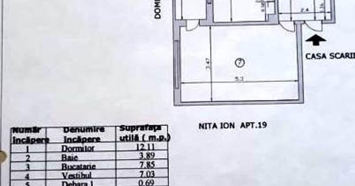 Apartament decomandat cu 2 camere în zona Aleea Sporturilor, Buzău