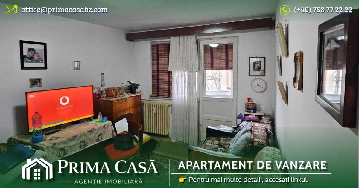 Apartament cu 2 camere în zona Micro 14, Buzău