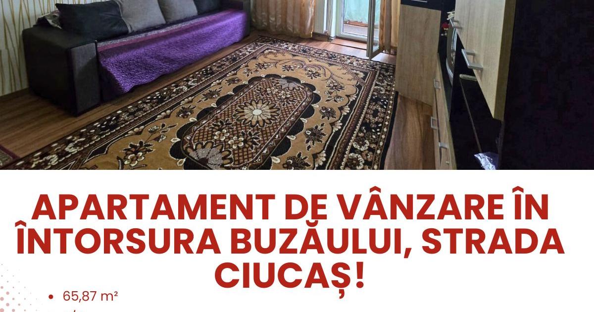 Apartament 65 mp cu 3 camere în zona Central, Întorsura Buzăului