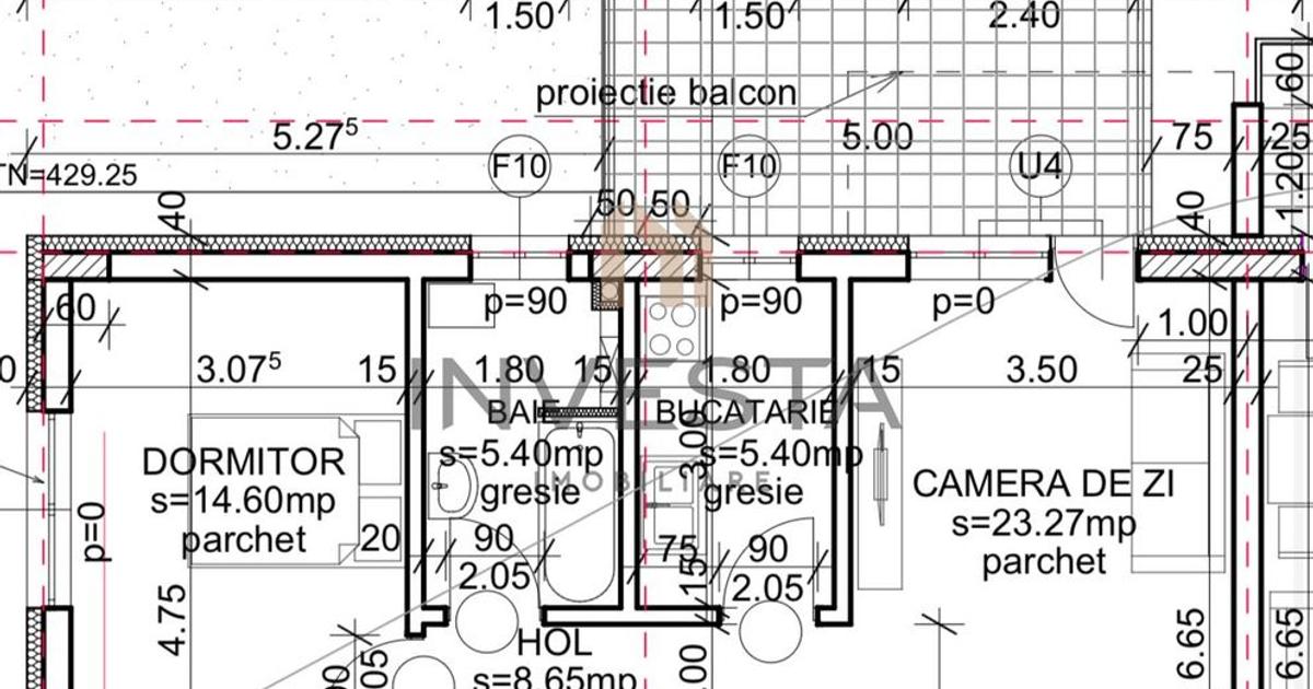 Apartament decomandat cu 2 camere în zona Andrei Mureșanu, Cluj-Napoca