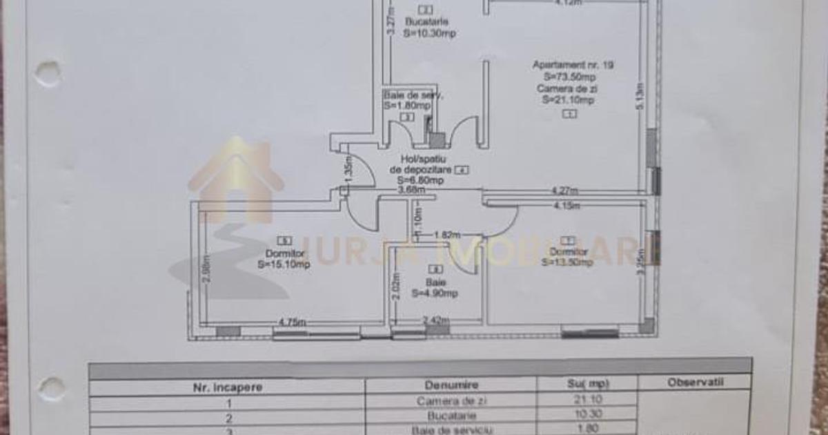 Apartament decomandat cu 3 camere în zona Andrei Mureșanu, Cluj-Napoca