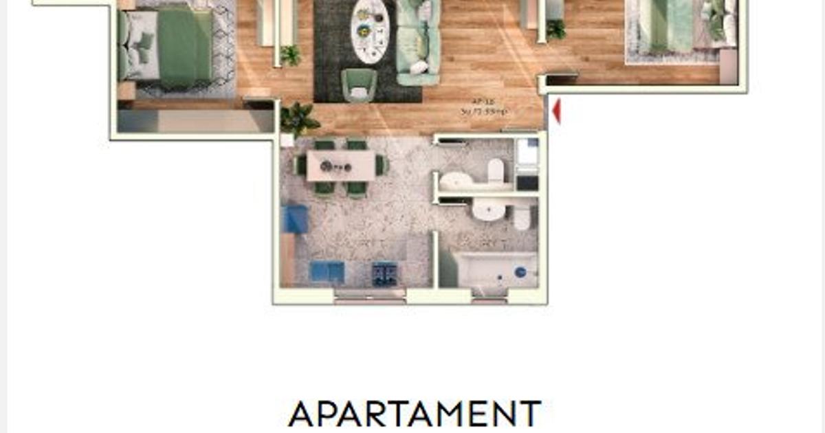 Apartament semidecomandat cu 3 camere în zona Mărăști, Cluj-Napoca