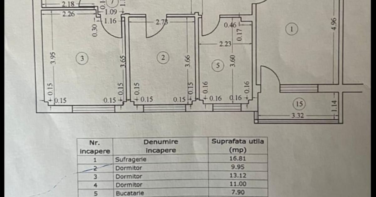 Apartament decomandat cu 4 camere în zona Casa de Cultură, Constanța