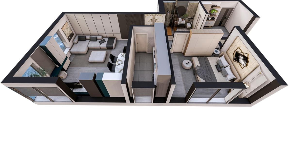 Apartament decomandat cu 2 camere în zona Tomis Plus, Constanța