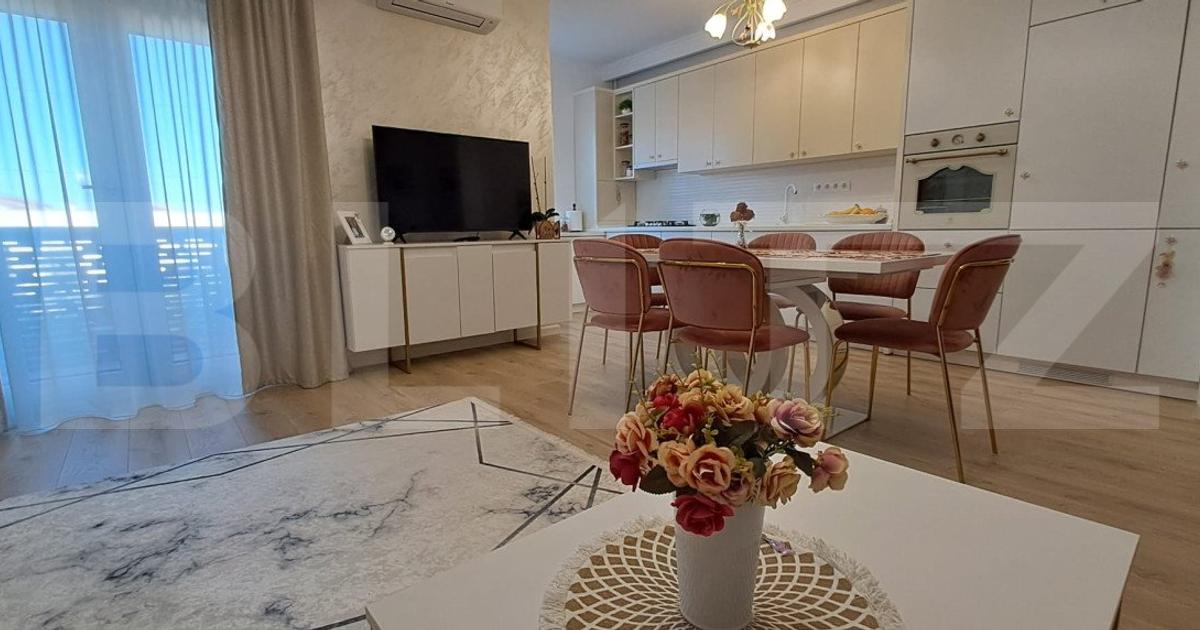 Apartament semidecomandat cu 3 camere în Florești