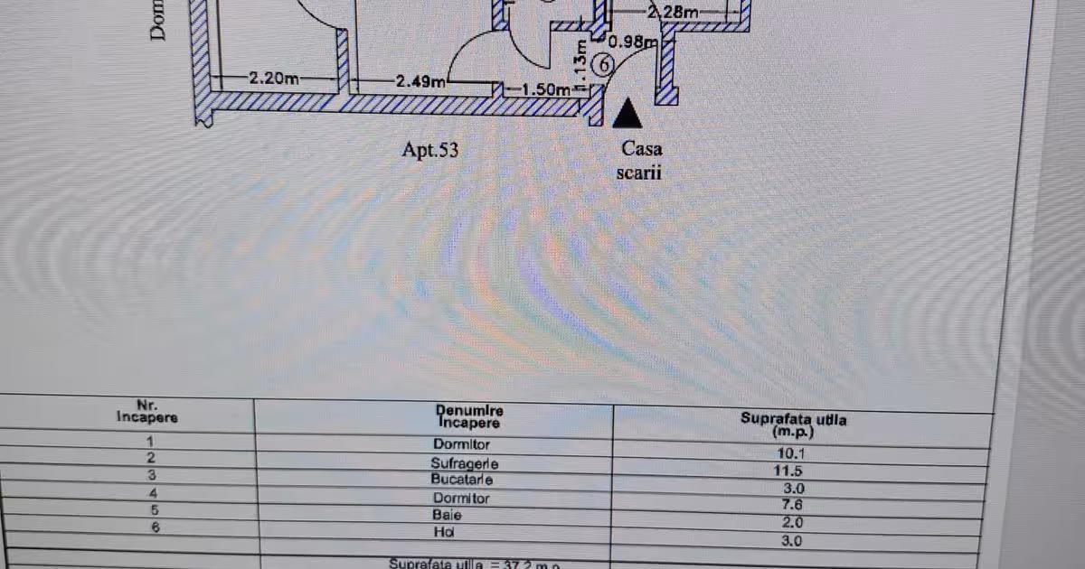 Apartament semidecomandat cu 3 camere în zona Bahne, Focșani