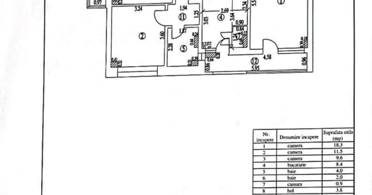 Apartament decomandat cu 3 camere în zona Mazepa 2, Galați