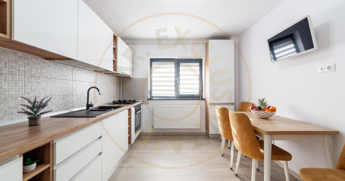 Apartament decomandat cu 3 camere în Geamăna