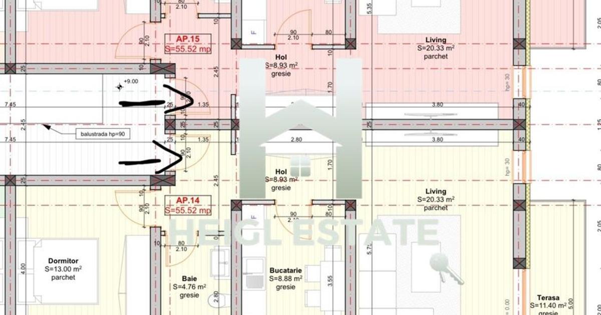 Apartament cu 2 camere în Giroc