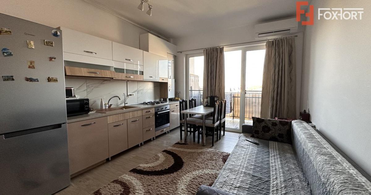 Apartament 43.5 mp cu 2 camere în Giroc