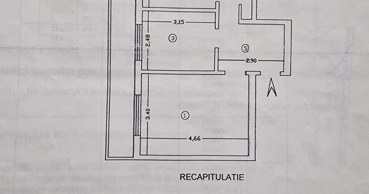 Apartament decomandat cu 2 camere în zona Cug, Iași