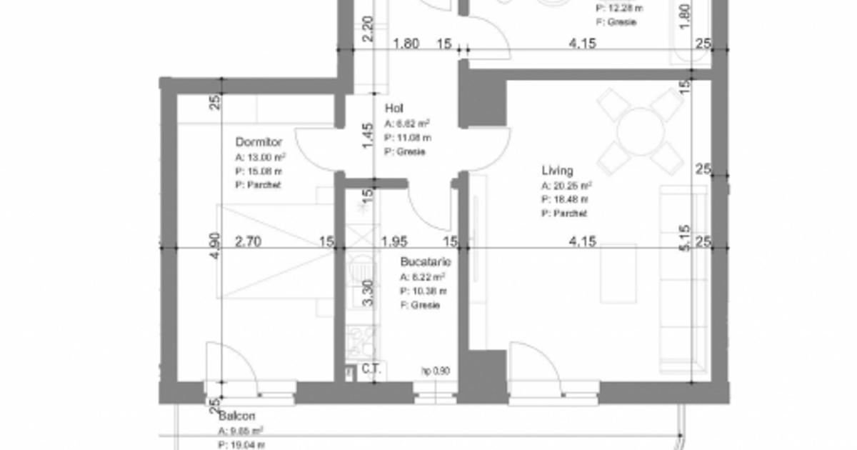 Apartament decomandat cu 2 camere în zona Galata, Iași