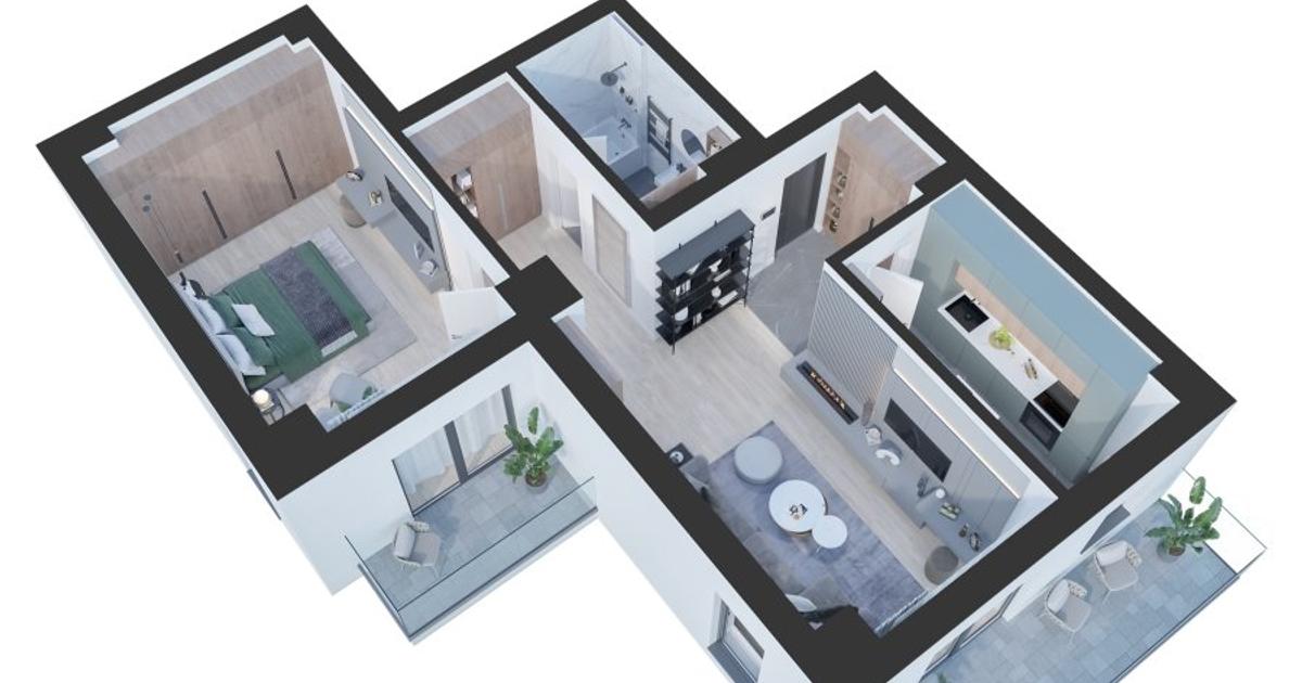 Apartament decomandat cu 2 camere în zona Nicolina, Iași