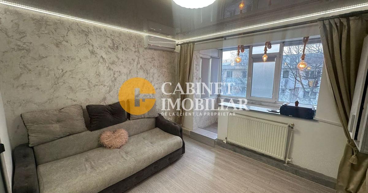 Apartament decomandat cu 2 camere în zona Tătărași, Iași