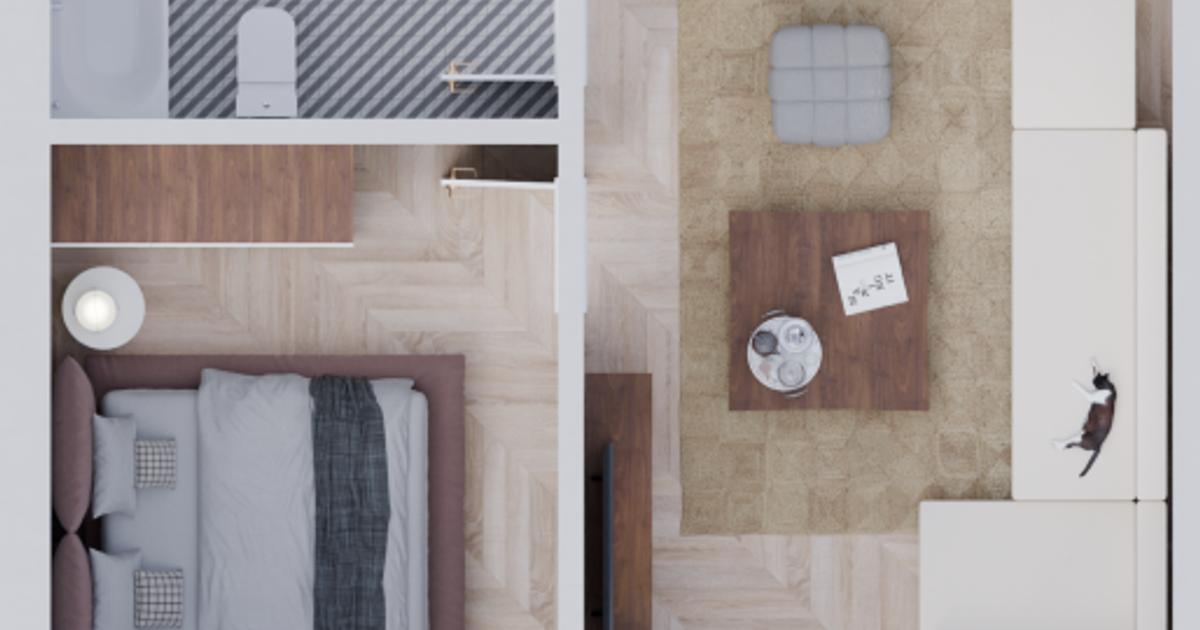 Apartament decomandat cu 2 camere în Lumina