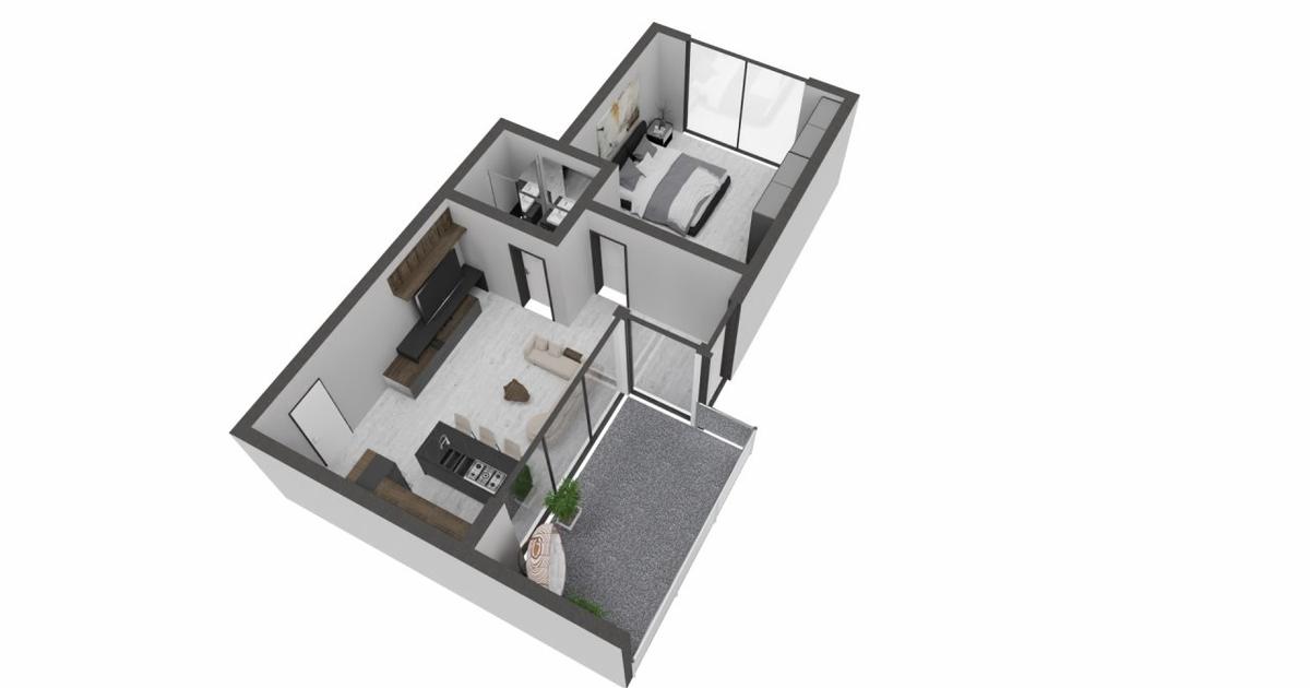 Apartament semidecomandat cu 2 camere în zona Nord, Mamaia-Sat