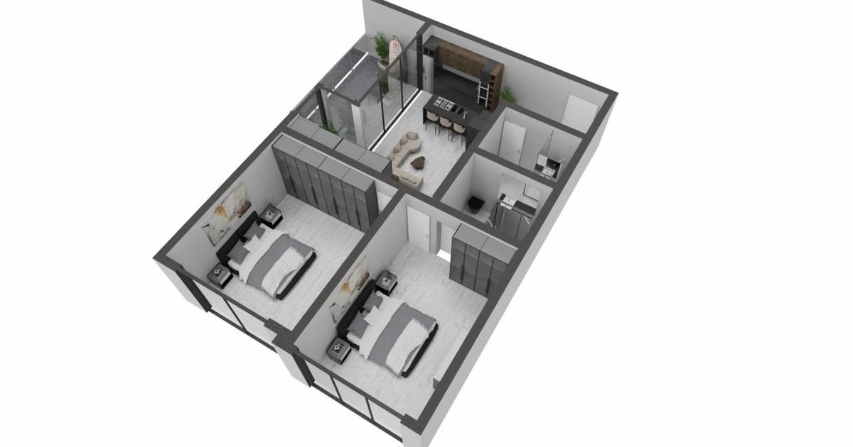 Apartament semidecomandat cu 3 camere în zona Nord, Mamaia-Sat