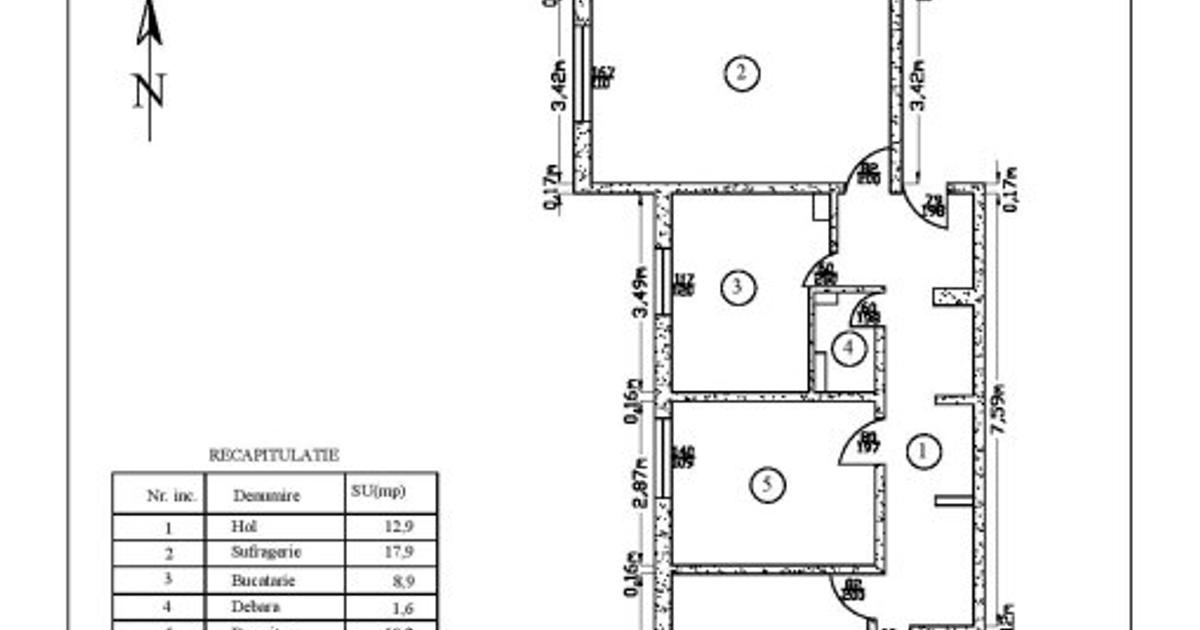 Apartament decomandat cu 3 camere în zona Ultracentral, Oltenița
