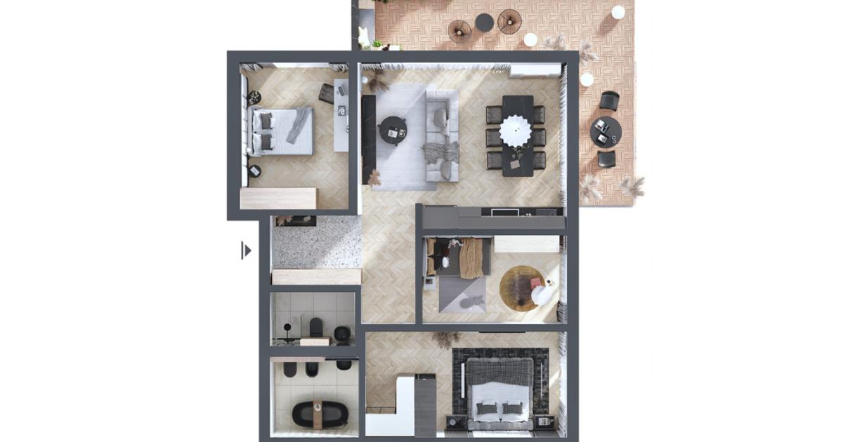 Apartament decomandat cu 4 camere în zona Centru Civic, Oradea