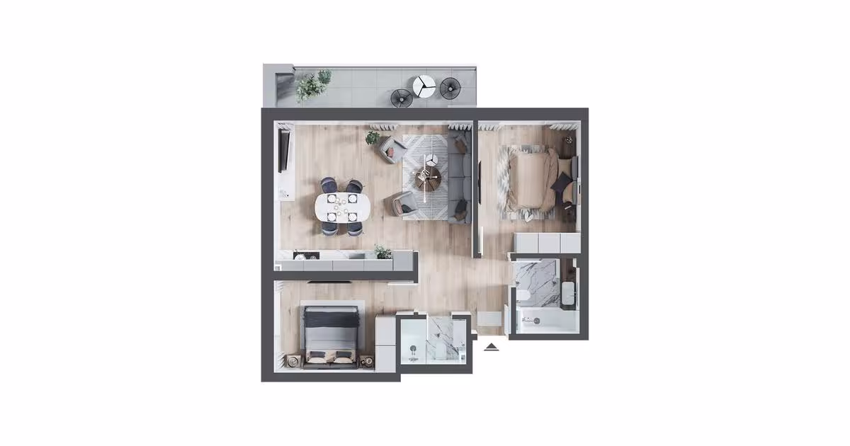 Apartament decomandat cu 3 camere în zona Nufărul, Oradea