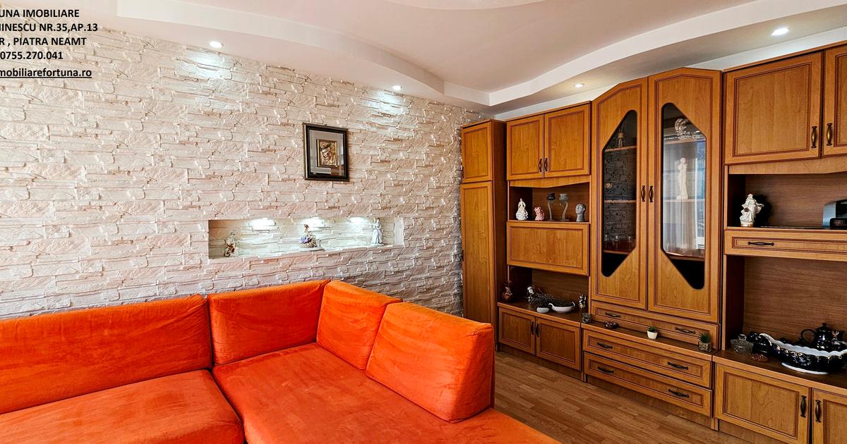 Apartament decomandat cu 2 camere în zona Central, Piatra-Neamț