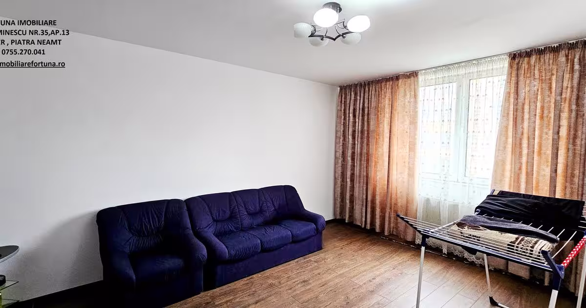 Apartament decomandat cu 4 camere în zona Mărăței, Piatra-Neamț