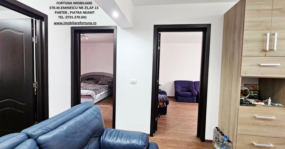 Apartament decomandat cu 4 camere în zona Mărăței, Piatra-Neamț