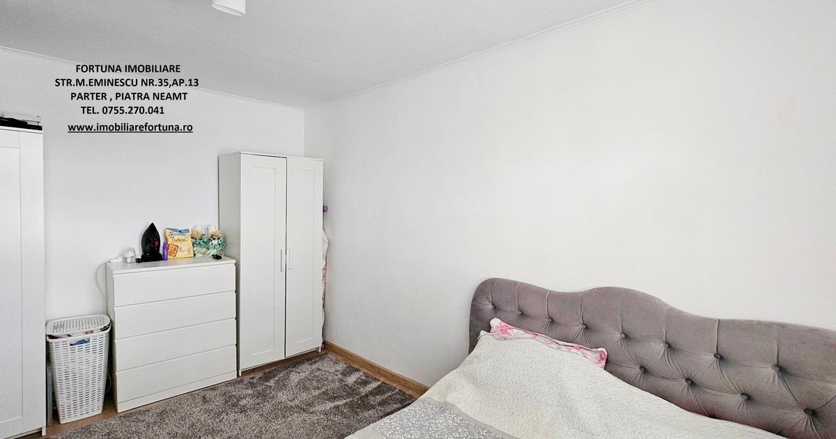 Apartament decomandat cu 2 camere în zona Precista, Piatra-Neamț