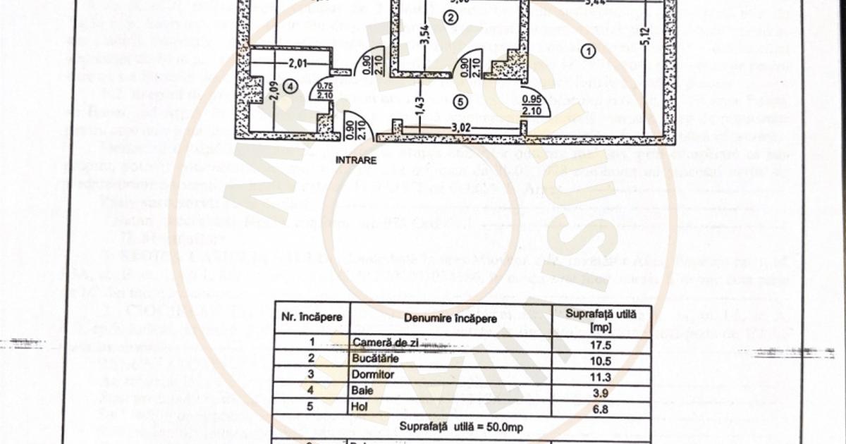 Apartament decomandat cu 2 camere în zona Banat, Pitești