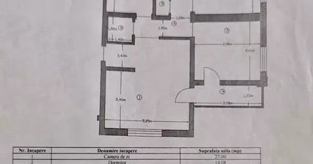 Apartament decomandat cu 3 camere în zona Găvana Platou, Pitești