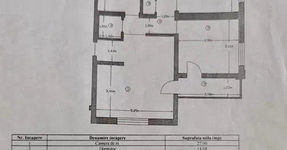 Apartament decomandat cu 3 camere în zona Găvana Platou, Pitești