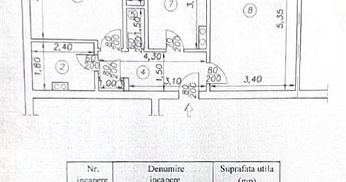 Apartament decomandat cu 2 camere în zona Mărășești, Ploiești