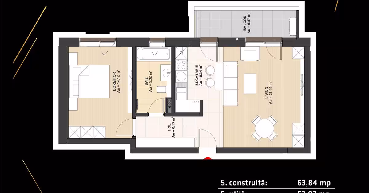 Apartament nedecomandat cu 2 camere în zona Vest, Ploiești