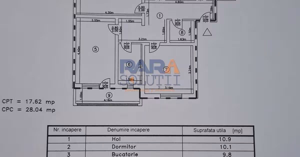 Apartament decomandat cu 4 camere în zona Ultracentral, Roman